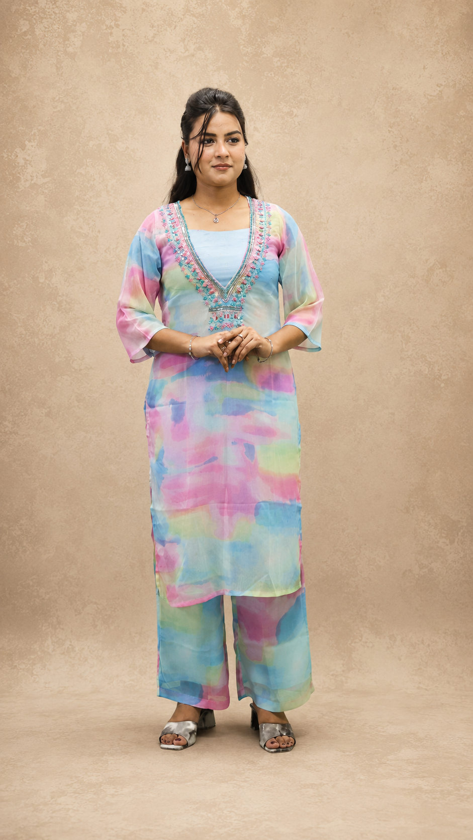 RENBOW GERGOTE HAND WORK KUSTA PLAZZO SET